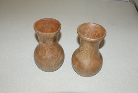 Two small vases by Geoff Christie